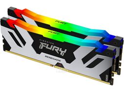 Оперативная память DDR 5 DIMM 64Gb PC51200, 6400Mhz, Kingston FURY Renegade RGB XMP CL32 (Kit of 2) (KF564C32RSAK2-64)