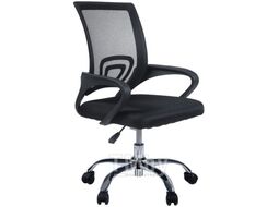 Офисное поворотное кресло Kingstyle AT-8 Onta LT Chrome (черный)