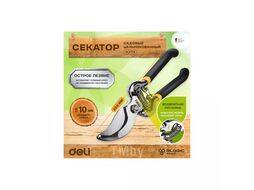 Секатор Deli GS EDL2778 пружина, диаметр реза 20 мм, ручка ПВХ