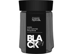 Банка для сыпучих продуктов Black 0,75л с завинчивающейся крышкой Sugar&Spice SE2248 10 621