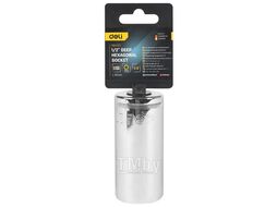 Головка торцевая шестигранная Deli YS EDQ4327 1/2", 27 мм, глубокая