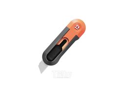 Нож строительный Deli HS HT4007C 80x25 мм, Soft Touch, оранжевый
