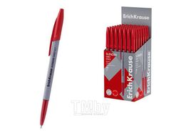 Ручка шариковая "Slender Stick Grey", 0.7, игольч. узел, одноразовая, красная Erich Krause 63085