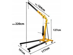 Кран гидравлический 2т JCB JCB-T32002 (из 2-х частей)