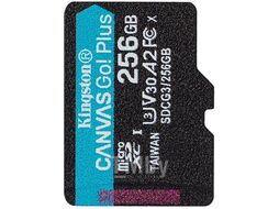 Карта памяти MicroSDXC 256Gb SDCG4/256GB Kingston Canvas Go! Plus (класс 10, UHS-I (класс U3), с адаптером)