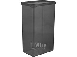 Банка для сыпучих продуктов BLACK прямоугольная, 1,65 л Plast Team PT1708 10 621