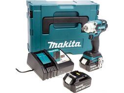 Аккум. ударный гайковерт MAKITA DTW285RTJ MAKPAC (18.0 В, 2 акк., 5.0 А/ч Li-Ion, посадочн. квадрат 1/2 ", 280 Нм, вес 1.7 кг)