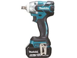 Аккум. ударный гайковерт MAKITA DTW285RTJ MAKPAC (18.0 В, 2 акк., 5.0 А/ч Li-Ion, посадочн. квадрат 1/2 ", 280 Нм, вес 1.7 кг)