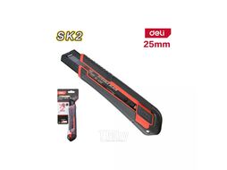 Нож строительный Deli RS EDL025G 25 мм, универсальный