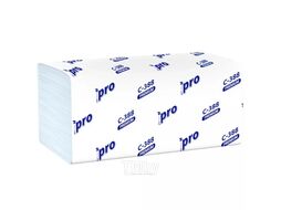 Полотенца бумажныеV - сложение 180 листов, 3 слоя, 100% целлюлоза PROtissue C388