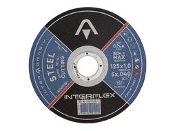 Отрезной круг Interflex AO60TBF STEEL 125x1x22,23мм, Т41 Interflex 4078121010