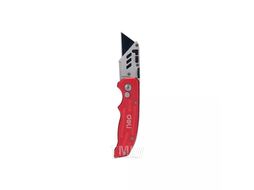 Нож строительный складной Deli RS EDL040 трапеция, 19T