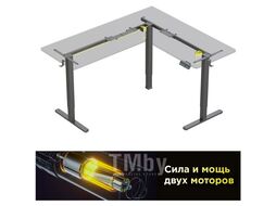 Стол для компьютера МДФ черный Cactus CS-EDXL-BBK