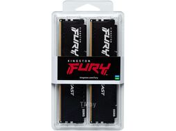Оперативная память 32Gb Kingston FURY Beast KF564C32BBK2-32, DDR V, PC-51200, 6400MHz, kit 2x16Gb