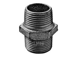 Ниппель шестигр. Н/Н №280 чуг. черн. 32 (1 1/4") Atusa 28021006