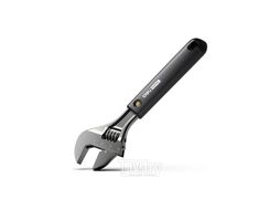Ключ разводной Deli HS EHT1508 210 мм, раскрытие губок 0-28 мм, Soft Touch, черный