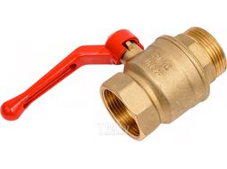 Кран шаровой N/P59 для ВОДЫ 1 1/4" ВР/НР ручка-рычаг, латунный 11Б27фт1М Valfex VF.215.LR1.114.N/P59