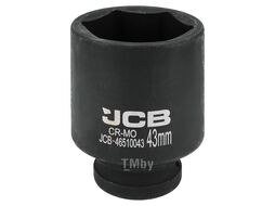 Головка ударная глубокая 43мм (6гр.), 3/4" JCB JCB-46510043