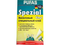 Клей обойный PUFAS "Специальный виниловый клей"EURO 3000 д/винил обоев 200г