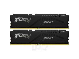 Оперативная память 2x16GB PC5-44800 DDR5 DIMM-5600 Kingston Fury Beast (KF556C40BBK2-32) CL40