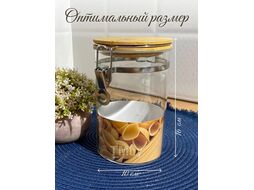 Банка для сыпучих продуктов Art&Home Vega 950мл LH231030-37
