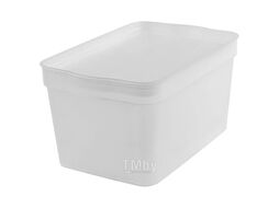 Ящик для хранения Trendy с крышкой, 2,3 л, 21,1х14,1х11 см, матовый кристалл KEEPLEX KL350111000