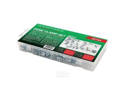 Хомуты зажимные червячные металлические, набор 30пр. RockFORCE RF-06783