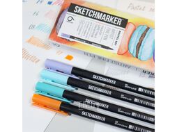Ручка капиллярная "Artist fine pen Main", 12 шт Sketchmarker SMFP-12set