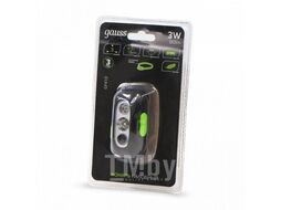 Фонарь налобный Gauss 3Вт 80lm Li-ion 400mAh 3 реж. IP33 GFL410