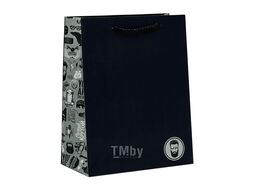 Пакет бумажный подарочный 18*23*10 см "Ты лучший", черный Дарите счастье 4733775