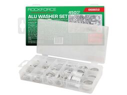 Шайбы алюминиевые, набор 450пр. RockFORCE RF-068652
