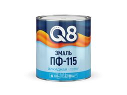 Эмаль алкидная ПФ-115 0,8кг черная Formula Q8 05-001-037-008