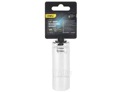 Головка торцевая шестигранная Deli YS EDQ4321 1/2", 21 мм, глубокая