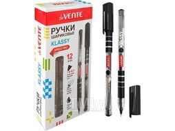 Ручка шариковая "Klassy", 0.7мм, серия Speed Pro, ОДНОРАЗОВАЯ, полупрозр. корпус, черная deVente 5073527
