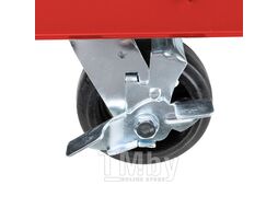Тележка инструментальная с карманом, 7 полок, красная Licota AWX-2603R-N-R