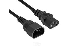 Кабель ExeGate Power EC-0.5P-C13-C14/3x0.5Cu (EP280619RUS)