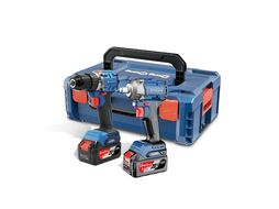 Комплект шуруповерт (DCJZ2060i) + гайковерт (DCPB358) 20В, 4.0Ач*2, з/у 4А, тип EK DongCheng DCKIT28(TYPE EK)