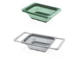 Дуршлаг пластмасса/силикон складной прямоугольный 39*26,5*12 см Qluxplastic L-00852