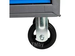 Тележка инструментальная с карманом, 7 полок, сине-серая Licota AWX-2603GB-N-R