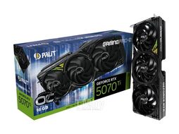 Видеокарта GeForce RTX 5070TI, 16Gb GDDR7 256bit, Palit RTX 5070TI GamingPro-S OC NE7507TS19T2-GB2031U, RTL