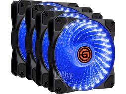Набор RGB 12LB33-4шт GINZZU Комплект из 4 Вентиляторов LED 12LB33