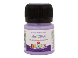 Краска акриловая матовая "Декола" 213 желтая светлая, 20 мл., банка Невская Палитра 14326213