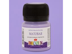 Краска акриловая матовая "Декола" 213 желтая светлая, 20 мл., банка Невская Палитра 14326213