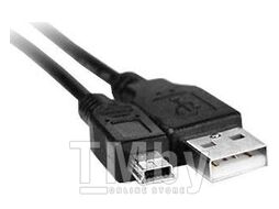 Кабель соединительный Mirex USB 2.0 AM-miniBM 1,8 метра, двойной экран (13700-AMMIN18B)