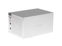 Док-станция для жёстких дисков 3.5", 5 слотов Orico WS500RU3, серебристый