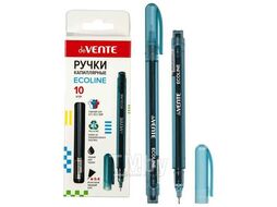 Ручка капиллярная "Ecoline" 0,4мм, круглый корпус, черная deVente 5060301