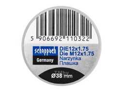 Плашка M12x1,75/Ф38 Scheppach Sch-DIE12x1.75