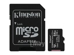 Карта памяти Kingston micro SDXC Canvas Select Plus SDCS3/64GB