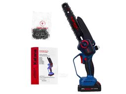 Пила цепная аккумуляторная AP3210PRO (21В,2x2Ач, бесщёт., шина 20см, защ. кож., смазка цепи, бесключ.) KATANA KAP3210PRO.00
