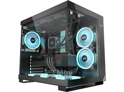 Корпус PCCooler C3 T500 ARGB BK черный без БП (C3-T500BKD6-GL)